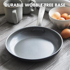GreenPan Chatham Hard Anodized Healthy Ceramic Nonstick, 12" Frying Pan Skillet, PFAS-Free, Dishwasher Safe, Oven Safe, Gray
