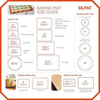Silpat The Original Premium Non-Stick Silicone Baking Mat, Full Size, 16-1/2" x 24-1/2"