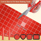 Silicone Baking Mat, 12 IN x 6 FT Free Cutting Baking Sheet,Non-Stick Reusable Dough & Pastry Mat,Non-Slip Silicone Mat Roll for Air Fryer Liner,Freeze Dryer,Oven Baking Pan,Kitchen Counter