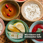 Brew To A Tea BTaT- Ceramic Dipping Bowls, 3.5 oz, 3.5 Inches, Soy Sauce Dish Ceramic, Small Serving Bowls for Side Dishes, Condiment, Sauces & Nuts, Chip-Resistant Dishwasher & Microwave Safe