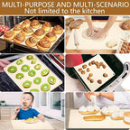 Silicone Pastry Mat 26" x 18"Extra Thick Silicone Baking Mat Pastry Mat with Measurements Non-stick Baking Mat for Rolling Out Dough,Bread,Pie,Cookies,Pizza,Fondant,Sourdough