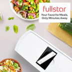 Fullstar The Original Pro Chopper - Vegetable Chopper and Mandoline Slicer, Food Chopper with Container, Fruit Cutter, Veggie Slicer, Kitchen Gadgets & Gifts, Home Essentials (6 in 1, White)