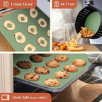 Silicone Baking Mat, 20 IN x 6 FT Free Cutting Baking Sheet,Non-Stick Reusable Dough & Pastry Mat,Non-Slip Silicone Mat Roll for Air Fryer Liner,Freeze Dryer,Oven Baking Pan,Kitchen Counter