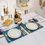 Lullaby 60PCS Ivory Scalloped Plastic Plates with Gold Rim, Disposable Elegant Plates Include 30pcs Dinner Plate 10.25", 30pcs Plastic Dessert Plate 7.5", Perfect for Wedding and Party