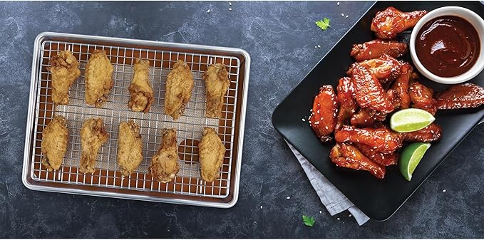 Mrs. Anderson's Baking Non-Stick Silicone Baking Mat - Reusable Oven Liner & Pastry Mat - For Breads, Cookies, Roasting & More - Baker’s Essentials - Heat-Resistant to 480°F - Quarter-Size Baking Mat