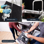 Meegoo Oven Liners for Bottom of Oven, 2 Pack Large Thick Heavy Duty Non-Stick Teflon Oven Mat Set, 15.74"x 23.62" BPA and PFOA Free Oven Floor Protector Liner, Kitchen Friendly Cooking Accessory