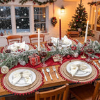 WDF Partyware 350 Pcs Silver Plastic Plates - Silver Dinnerware Set of 50 Dinner Plates 50 Dessert Plate 50 Silverware 50 Napkins 50 Cups for Christmas Party&Wedding