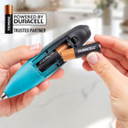 Zulay Kitchen Powerful Milk Frother Wand With 4 AA Duracell Batteries - Ultra Fast Handheld Drink Mixer - Electric Whisk Foam Maker for Coffee, Lattes, Cappuccino, Matcha & Creamer