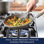 Rachael Ray Cook + Create Nonstick Frying Pan/Skillet, 8.5 Inch, Gray
