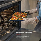 KitchenAid 13x18in Nonstick Aluminized Steel Baking Sheet, Ink Blue