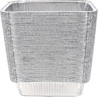(600 Pack) Premium 2-LB Bread Loaf Baking Pans - 8.5" x 4.5" x 2.5" l Heavy Duty l Disposable Aluminum Foil Tins for Cakes Meatloaf Lasagna