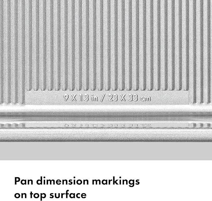 OXO Good Grips Non-Stick Pro Clear Coated Metal Bakeware Cake Pan 9 x 13 in, Baking Sheet