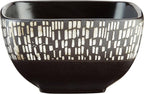 Elama’s Naina 16 Piece Double Bowl Stoneware Dinnerware Set