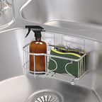 Simple Houseware Kitchen Sponge Holder with Adhesive Hooks
