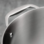 Tramontina Signature Tri-Ply Clad Stainless Steel 8-Quart Stock Pot with Lid, Induction-Ready Pasta Pot, Dishwasher-Safe, NSF-Certified, Made in Brazil