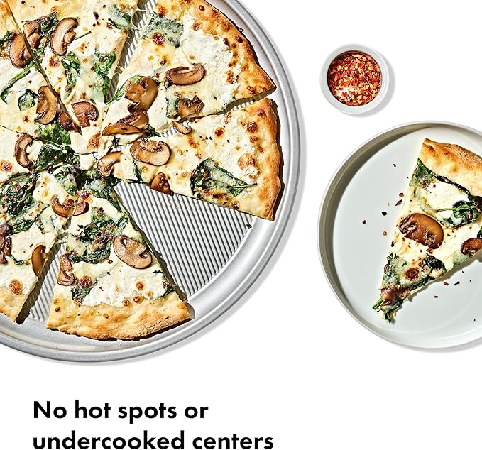 OXO Good Grips Non-Stick Pro Clear Coated Metal Bakeware Pizza Pan, Baking Sheet