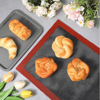 2 Pcs Perforated Silicone Baking Mats 15.7"*11.7" Silicone Baking Sheet Reusable Cooking Mat Breathable Mesh Cookie Mat for Cookies, Bread and Pastry, Bakings Supplies for Oven