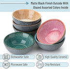 Brew To A Tea BTaT- Ceramic Dipping Bowls, 3.5 oz, 3.5 Inches, Soy Sauce Dish Ceramic, Small Serving Bowls for Side Dishes, Condiment, Sauces & Nuts, Chip-Resistant Dishwasher & Microwave Safe
