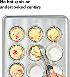 OXO Good Grips Non-Stick Pro Clear Coated Metal Bakeware 12 Cup Muffin Pan, Muffin Pan