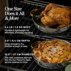 Our Place Titanium Always Pan Pro | 10.6" PFAS-Free Nonstick Frying Pan with Spatula | Chef-Grade Tri-Ply Stainless Steel & Aluminum Build | Induction & Oven-Safe up to 750°F | Gold