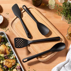 HENCKELS Silicone Onyx 4-pc Chef's Cooking Utensil Set