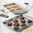 Circulon Nonstick Bakeware 2-Piece Baking Sheet, Bakeware Set, Gray