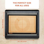 Silpat The Original Perfect Pastry Non-Stick Silicone Countertop Workstation Mat, 15-1/8" x 23"