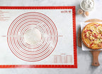 New Star 1029024 Non-Slip Silicone Pastry Mat, Extra Large with Measurements, 20x28'', NSF International Certified
