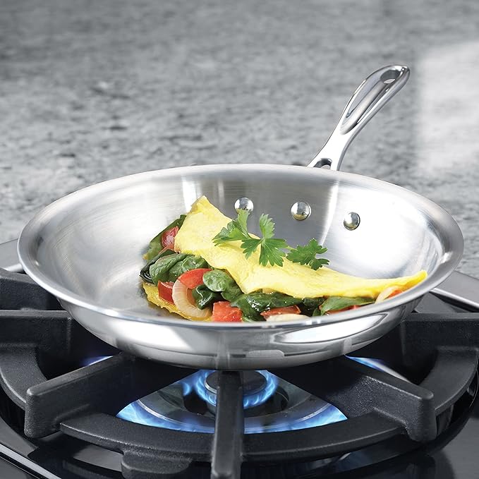 Calphalon Triply Stainless Steel 8-Inch Omelette Fry Pan
