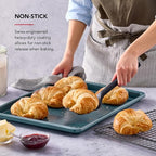 KitchenAid Nonstick Swiss Engineered Aluminized Steel Baking Sheet, Dishwasher Safe, Agave, 13x18 Inch
