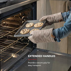 KitchenAid 9x13in Nonstick Aluminized Steel Baking Sheet,Contour Silver,(Pack of 6)