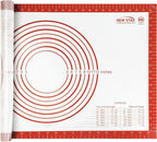New Star 1029017 Non-Slip Silicone Pastry Mat, Extra Large with Measurements, 16x26'', NSF Certified