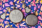 Lodge 4.5 Inch Dolly Parton Mini Rockstar Cast Iron Guitar Skillet - Hand Wash Only Collector’s Piece - Cast Iron Skillet for Single Serve or Decorative Use