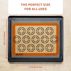 Silpat The Original Perfect Cookie Non-Stick Silicone Baking Mat, 11-5/8" x 16-1/2"