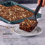 KitchenAid Nonstick Swiss Engineered Aluminized Steel Baking Sheet, Dishwasher Safe, Agave, 9x13 Inch