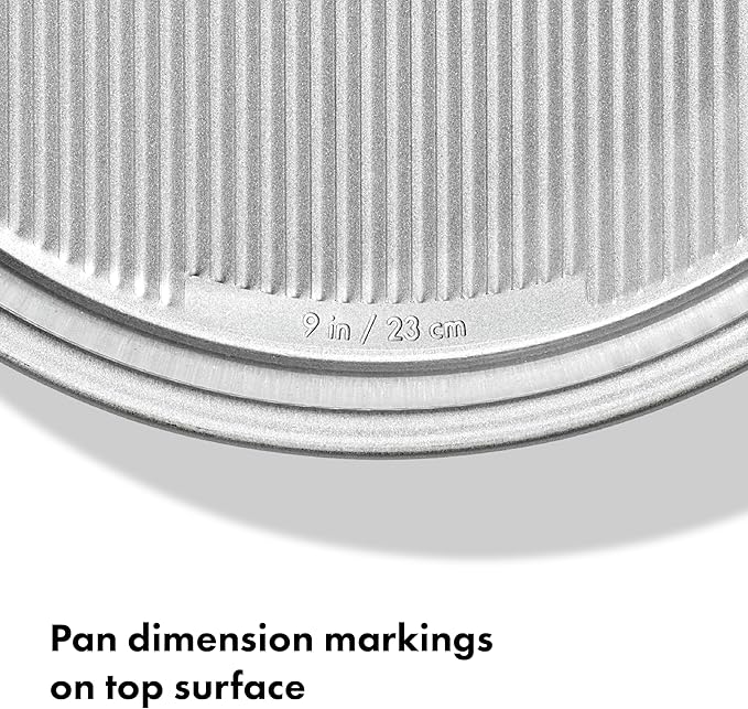 OXO Good Grips Non-Stick Pro Clear Coated Metal Bakeware Cake Pan — 9 in, Baking Sheet
