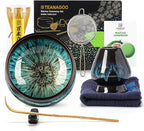TEANAGOO Matcha Whisk Set, 7 Pcs Matcha Set with Holder/Scoop/Sifter, Matcha Kit for Ceremony, Tradition Tea Set for Making Breakfast/Latte, Matcha Whisk Set and Ceramic Bowl, Gift for Friend/Family