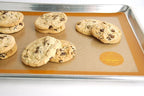 Mrs. Anderson's Baking Non-Stick Silicone Baking Mat - Reusable Oven Liner & Pastry Mat - For Breads, Cookies, Roasting & More - Baker’s Essentials - Heat-Resistant to 480°F - Half-Size Baking Mat