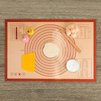 Silicone Pastry Mat 36 x 24 Inch Extra Large Baking Mat with Measurement for Counter Dough, Rolling, Fondant, Pie Crust