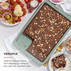 KitchenAid Nonstick Swiss Engineered Aluminized Steel Baking Sheet, Dishwasher Safe, 9 x 13 Inch, Cardamom