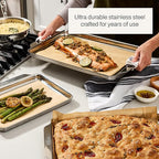 All-Clad Stainless Steel Bakeware, Half Sheet Pan, 11.5 x 17 inch
