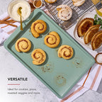 KitchenAid Nonstick Swiss Engineered Aluminized Steel Cookie Slider, Dishwasher Safe, 10 x 15 Inch, Cardamom