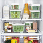 OXO Good Grips GreenSaver Produce Keeper - Large,White (Pack of 4)