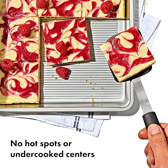 OXO Good Grips Non-Stick Pro Clear Coated Metal Bakeware Cake Pan 9 in Square, Baking Pan for Cakes, Brownies and Cookies