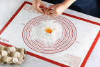 New Star 1029024 Non-Slip Silicone Pastry Mat, Extra Large with Measurements, 20x28'', NSF International Certified