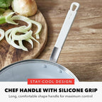 GreenPan x Bobby Flay 4.5QT Nonstick Saute Pan with Glass Lid, PFAS-Free Diamond Ceramic, Induction Suitable, Stay-Cool Silicone Handle, Easy Clean Dishwasher & Oven Safe, Cream