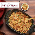 Elite Gourmet EG-6203# Extra Deep 16"x13"x3.2" (10.5Qt.) Scratch Resistant, Easy Pour Spout Dishwasher Safe, Non-stick Electric Skillet with Glass Vented Lid, Adjustable Temperature, Black