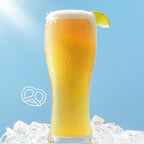 JoyJolt Callen 15.5oz Beer Glasses Set of 4 Beer Pint Glass. Craft Beer Glass, Pilsner Glasses, IPA Beer Glass. Solid Glassware Beer Cup. Classic Beer Gifts, Beer Cups, Mugs and Beer Glasses for Men