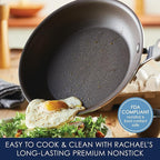 Rachael Ray Cook + Create Nonstick Frying Pan/Skillet, 8.5 Inch, Gray