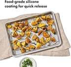 OXO Good Grips Non-Stick Pro Clear Coated Metal Bakeware Quarter Sheet Pan, Baking Sheet
